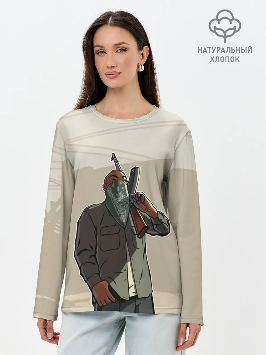 Лонгслив женский. Хлопок / GTA San Andreas - GSF #1