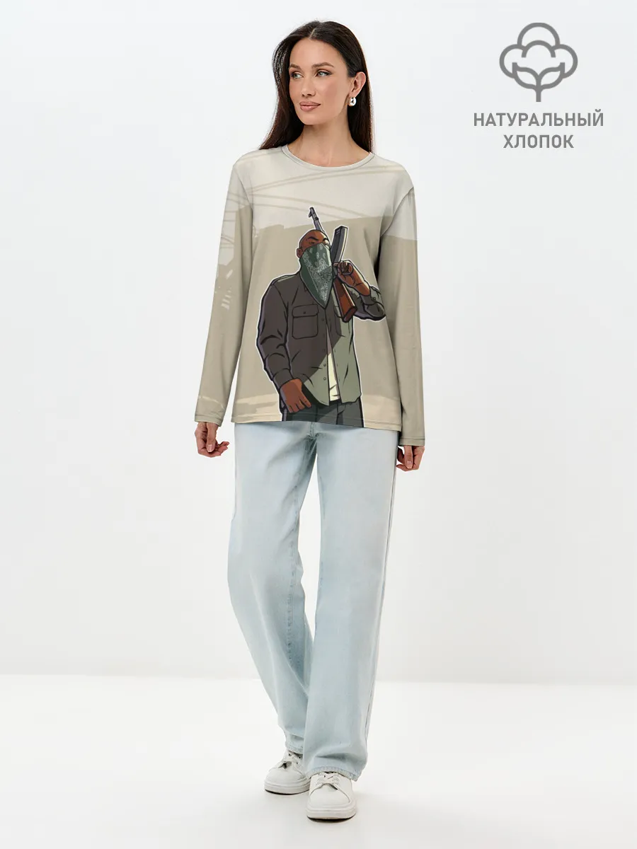 Лонгслив женский. Хлопок / GTA San Andreas - GSF #1