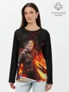 Лонгслив женский. Хлопок / THE WITCHER 3:WILD HUNT