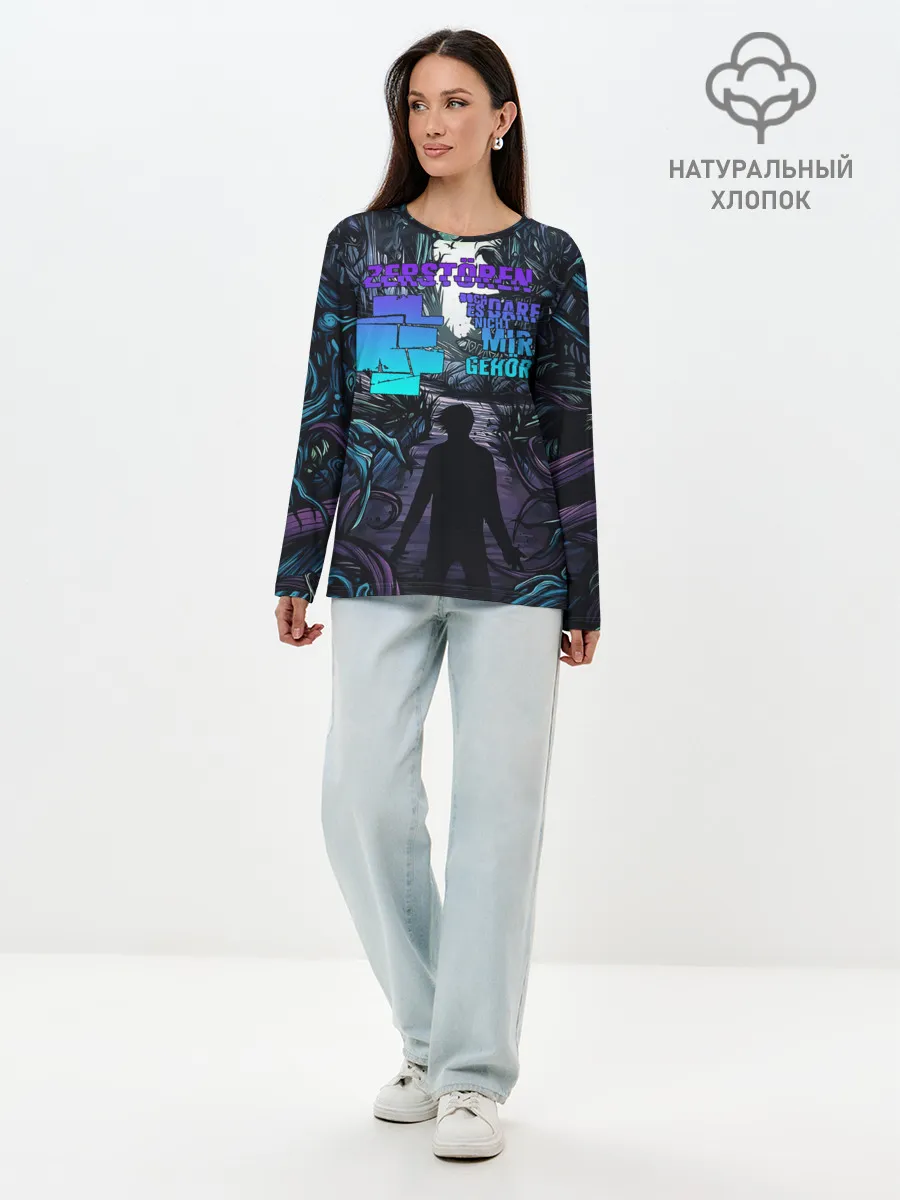 Лонгслив женский. Хлопок / Rammstein