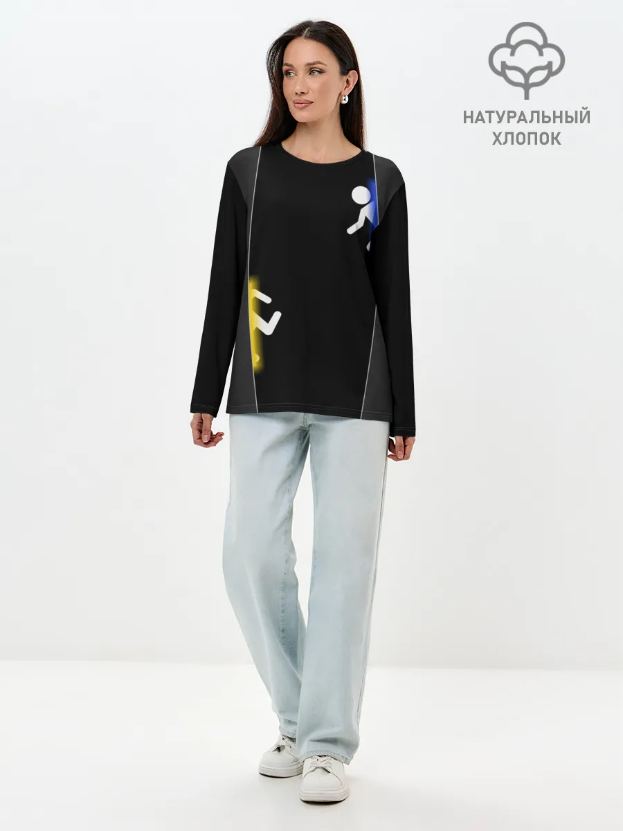 Лонгслив женский. Хлопок / Portal