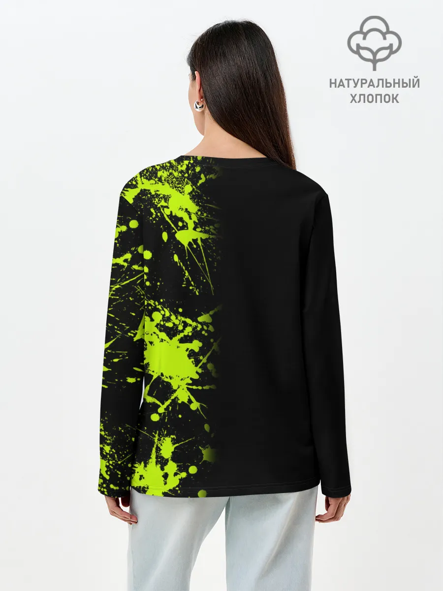 Лонгслив женский. Хлопок / Metallica