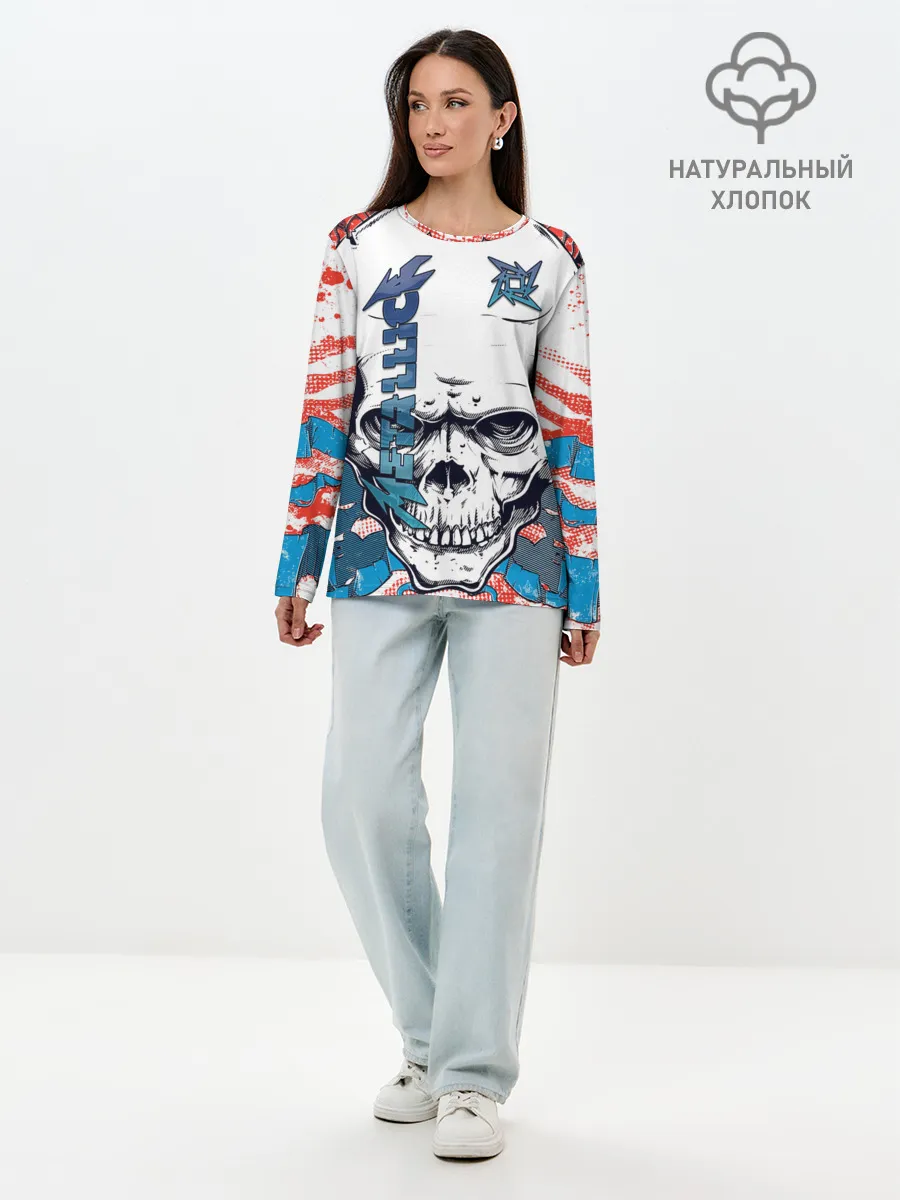 Лонгслив женский. Хлопок / METALLICA | МЕТАЛЛИКА