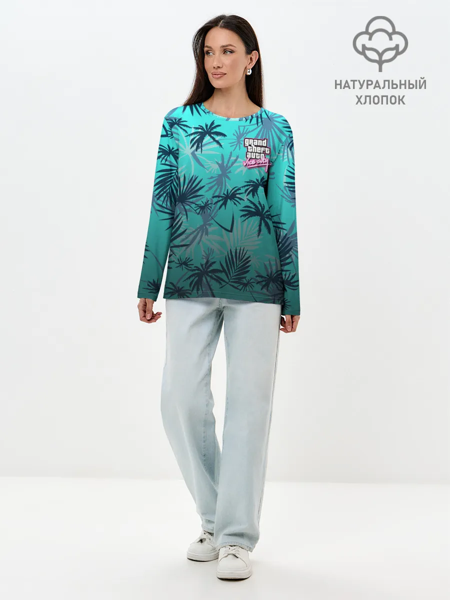 Лонгслив женский. Хлопок / GTA Style