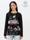 Лонгслив женский. Хлопок / Metallica Группа крови