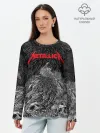 Лонгслив женский. Хлопок / Metallica