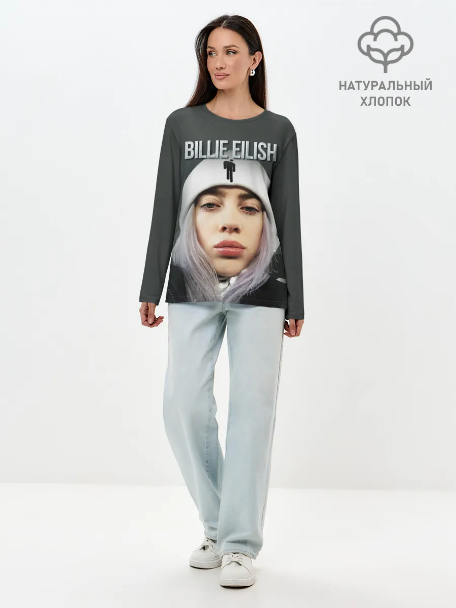 Лонгслив женский. Хлопок / BILLIE EILISH