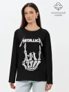 Лонгслив женский. Хлопок / Metallica