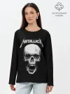 Лонгслив женский. Хлопок / Metallica