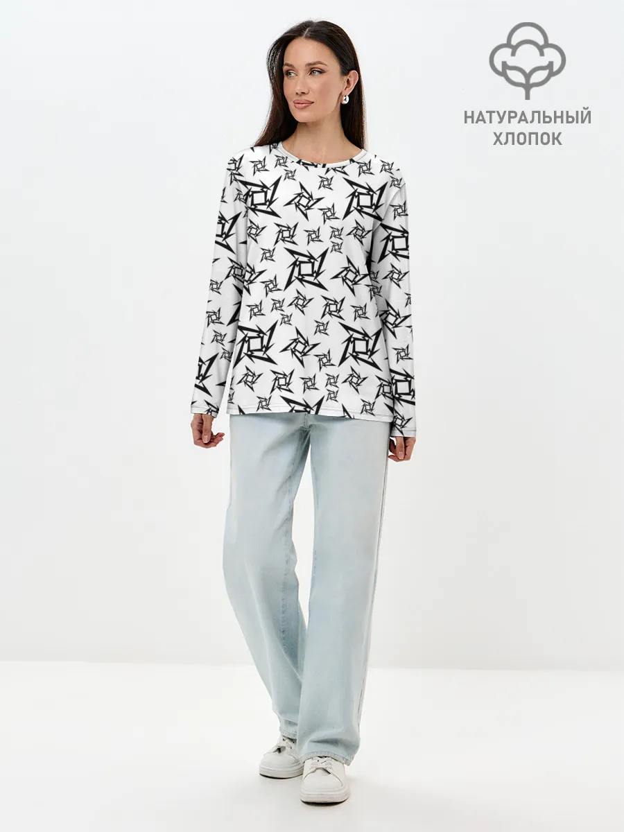 Лонгслив женский. Хлопок / METALLICA