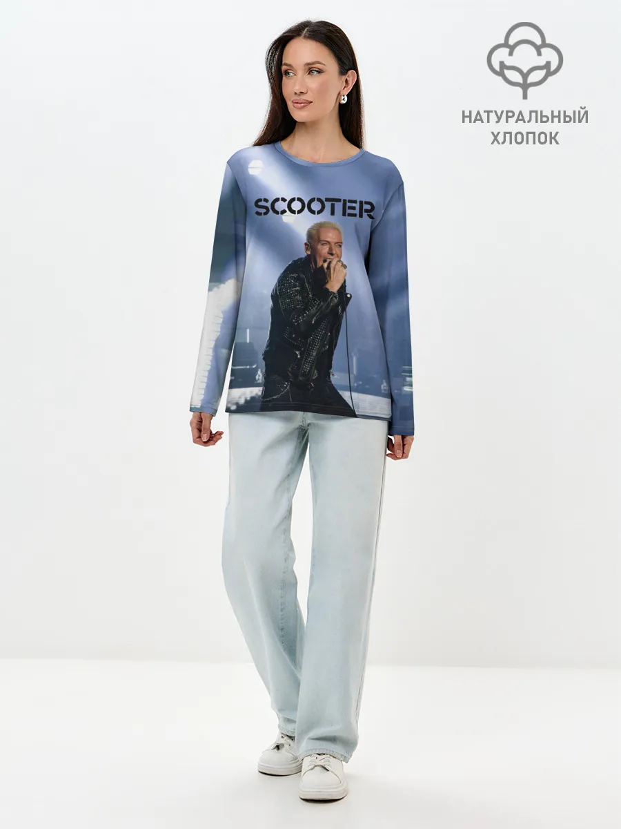 Лонгслив женский. Хлопок / Scooter