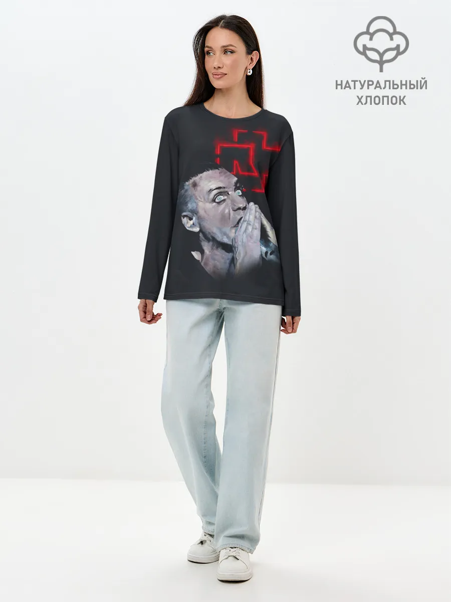 Лонгслив женский. Хлопок / Rammstein