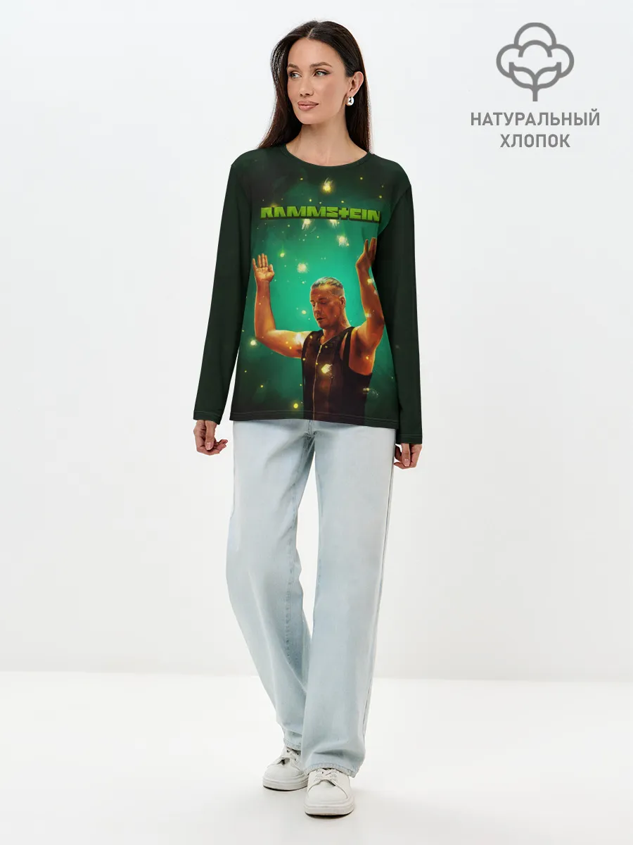 Лонгслив женский. Хлопок / Rammstein