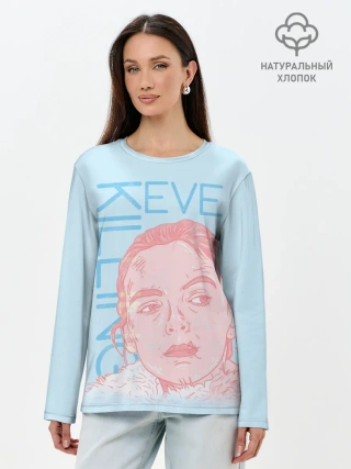 Лонгслив женский. Хлопок / Убивая Еву