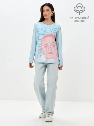 Лонгслив женский. Хлопок / Убивая Еву