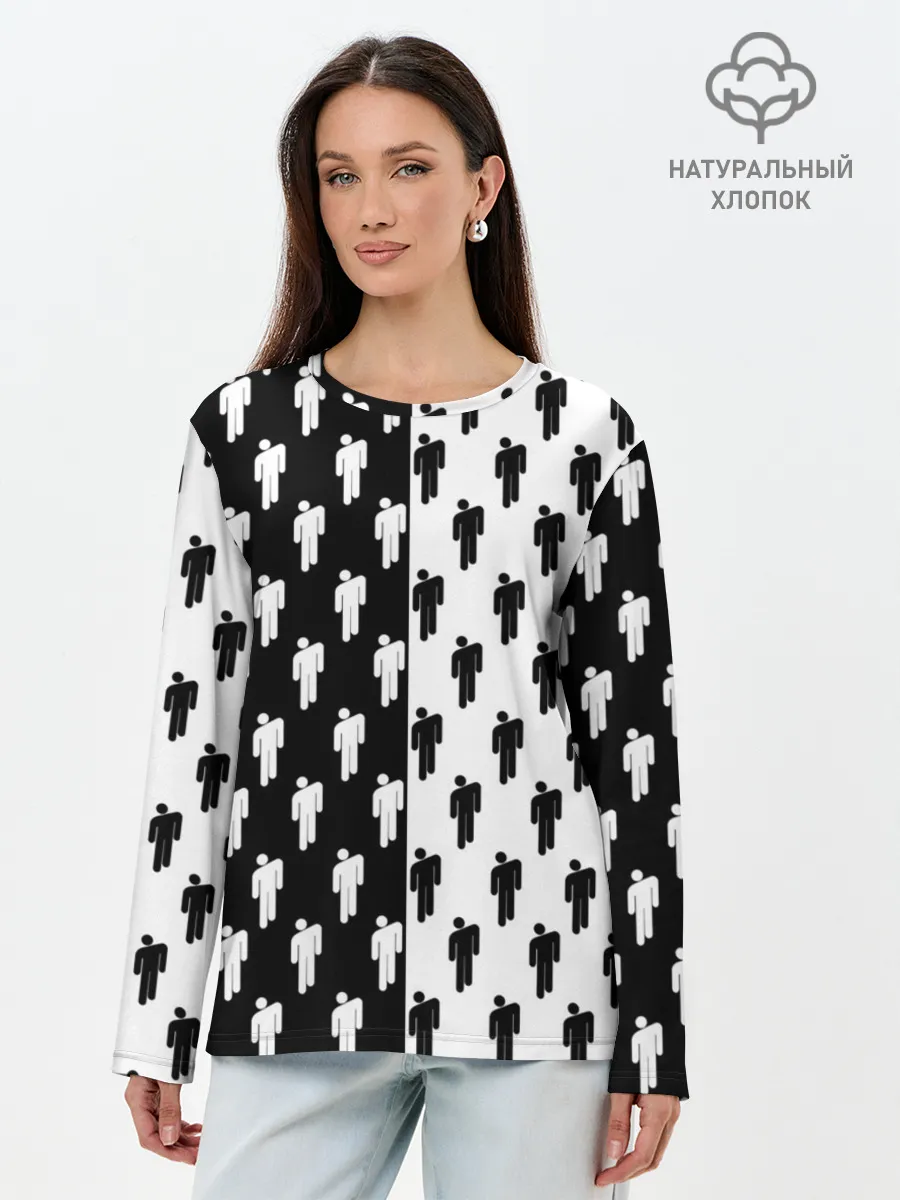 Лонгслив женский. Хлопок / BILLIE EILISH