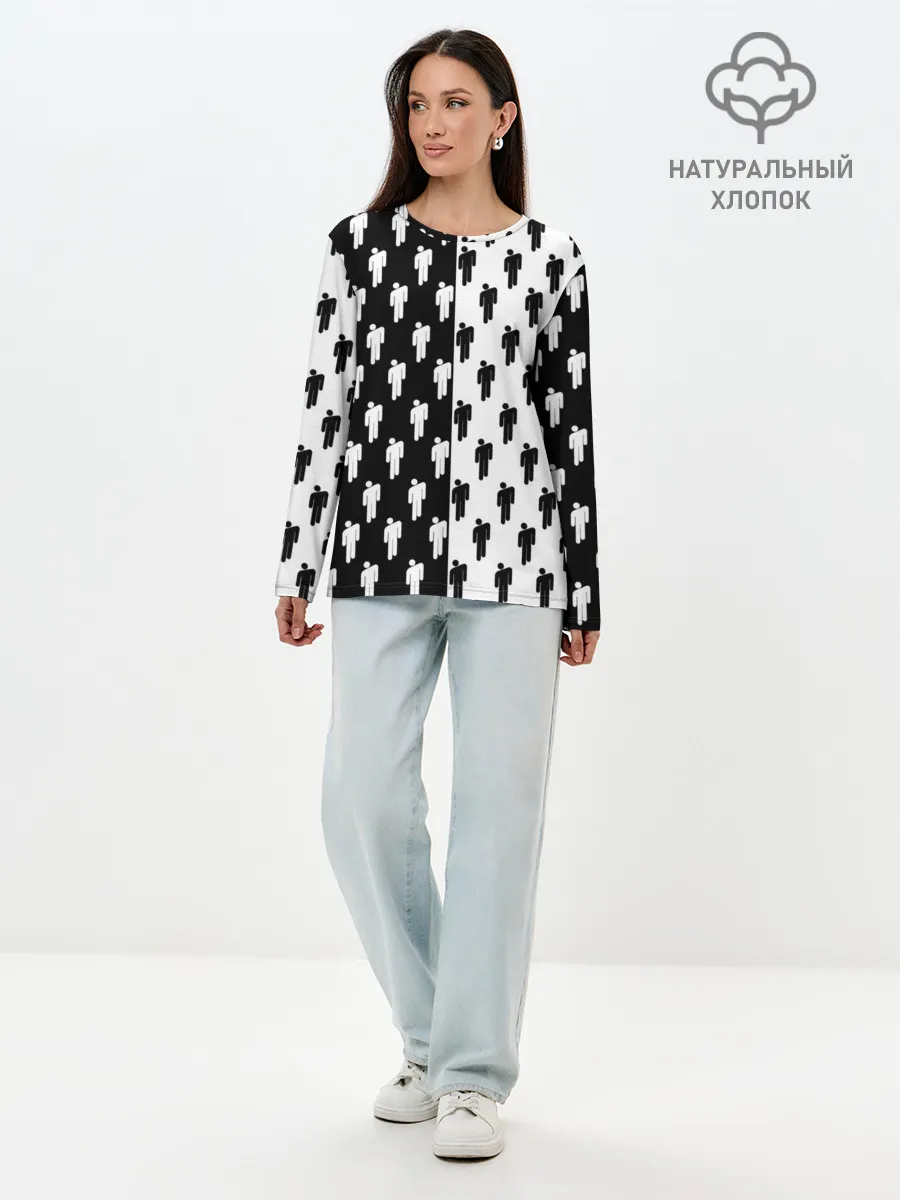 Лонгслив женский. Хлопок / BILLIE EILISH