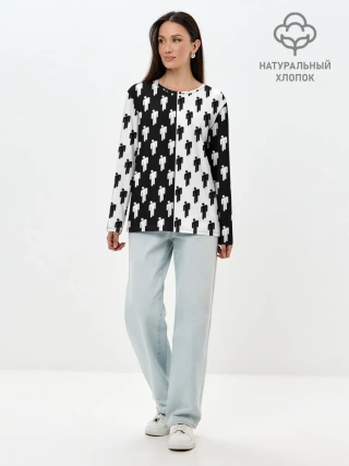 Лонгслив женский. Хлопок / BILLIE EILISH