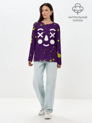 Лонгслив женский. Хлопок / GONE.Fludd