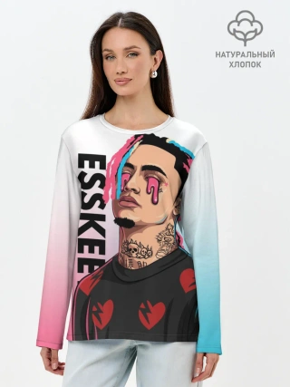 Лонгслив женский. Хлопок / Lil Pump