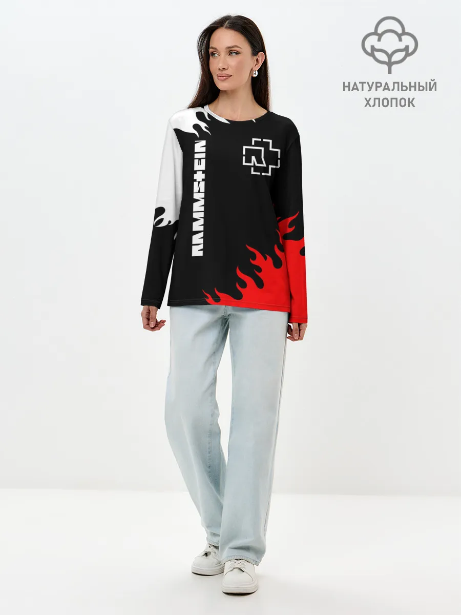 Лонгслив женский. Хлопок / RAMMSTEIN