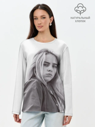 Лонгслив женский. Хлопок / BILLIE EILISH