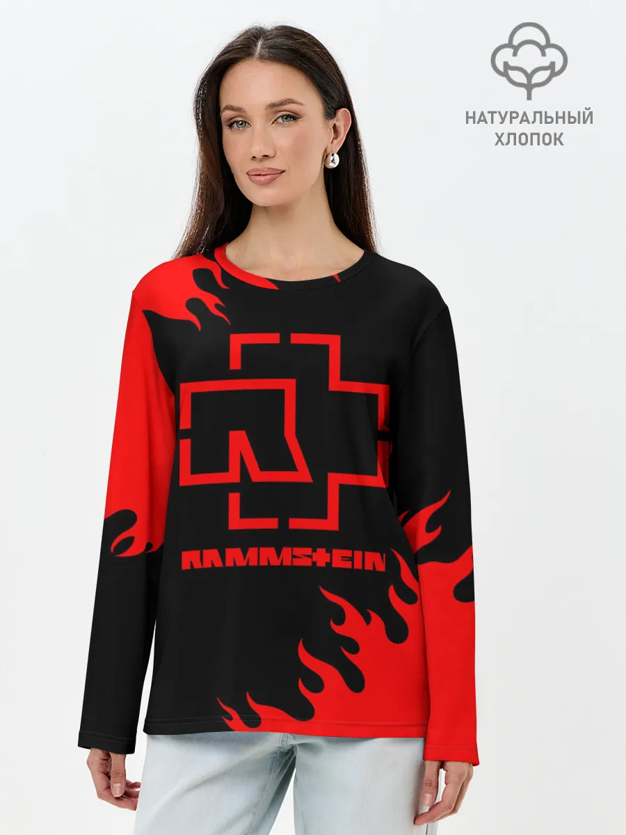 Лонгслив женский. Хлопок / RAMMSTEIN