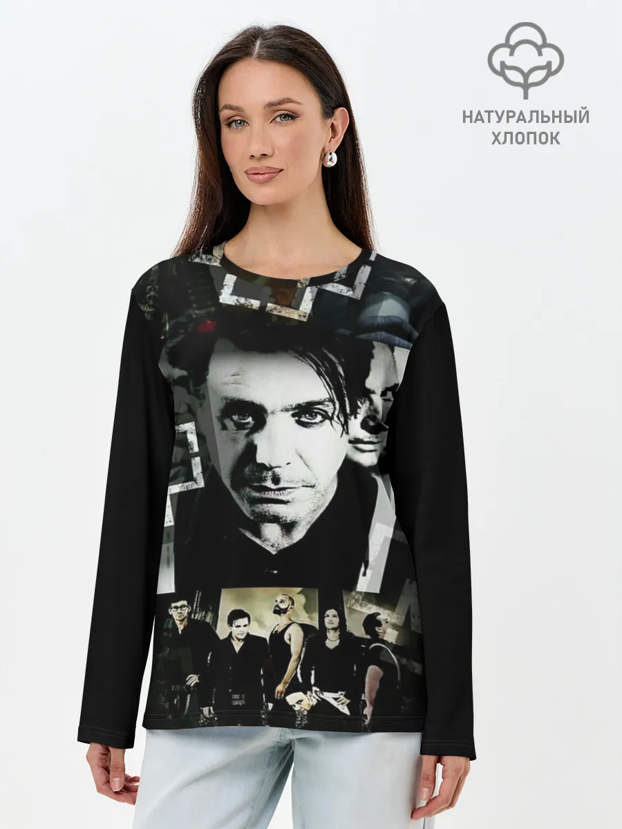 Лонгслив женский. Хлопок / Rammstein