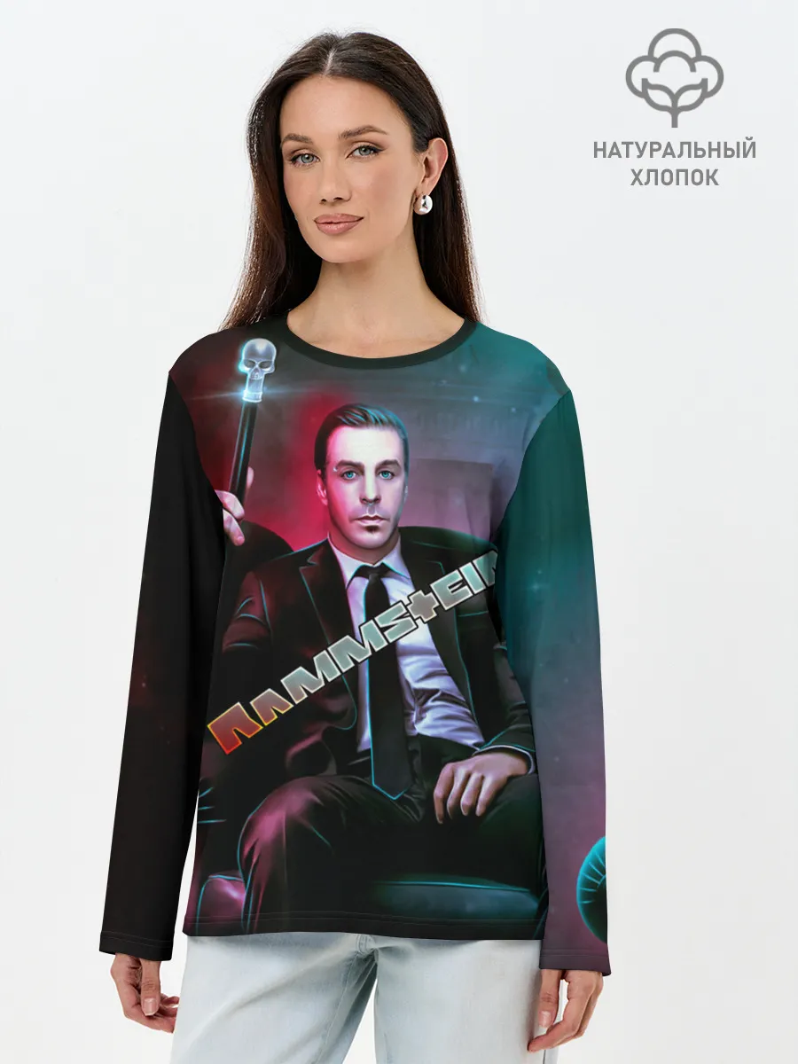 Лонгслив женский. Хлопок / Rammstein