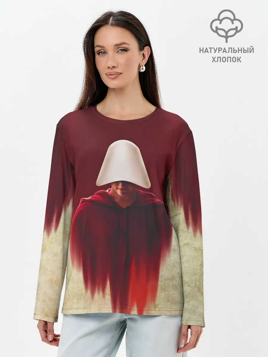 Лонгслив женский. Хлопок / Джун Осборн