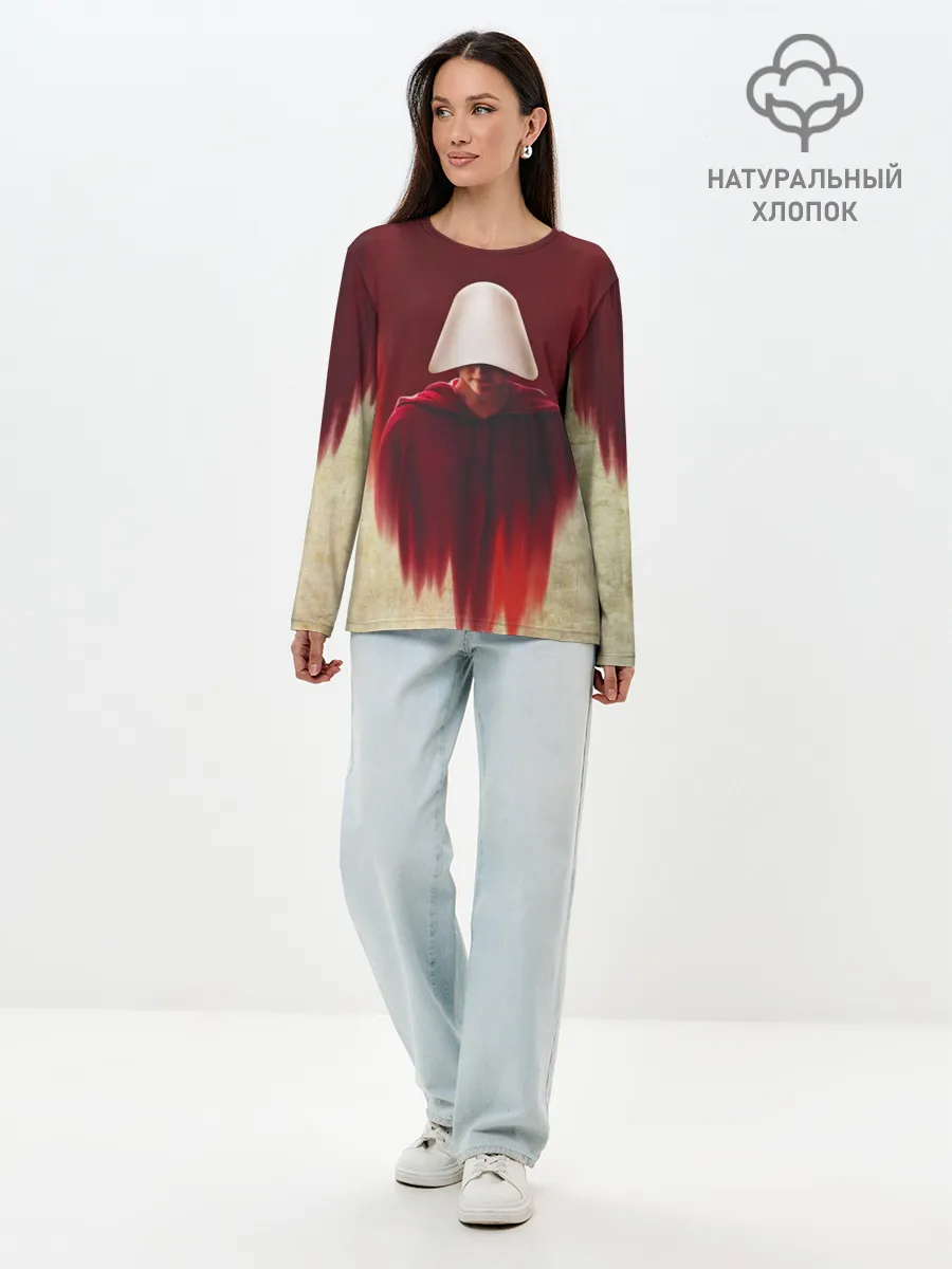 Лонгслив женский. Хлопок / Джун Осборн