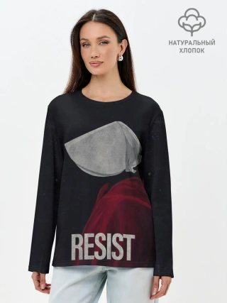Лонгслив женский. Хлопок / Resist