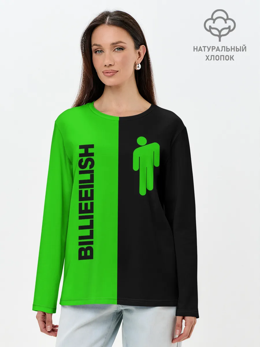 Лонгслив женский. Хлопок / BILLIE EILISH