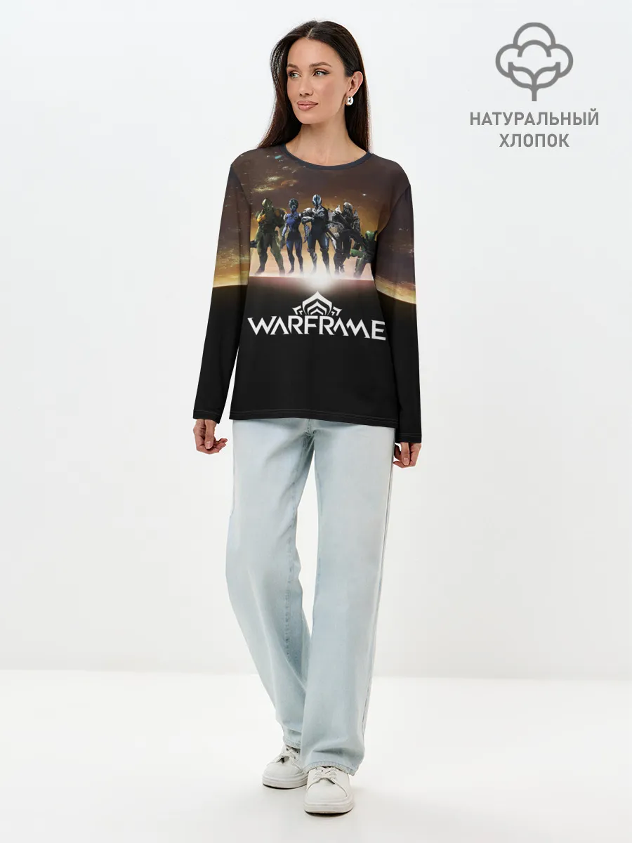 Лонгслив женский. Хлопок / WARFRAME Planet
