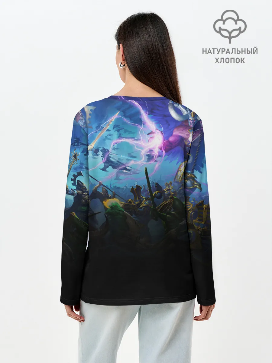 Лонгслив женский. Хлопок / WARHAMMER 40K