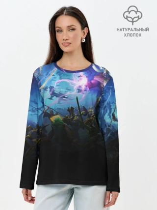 Лонгслив женский. Хлопок / WARHAMMER 40K