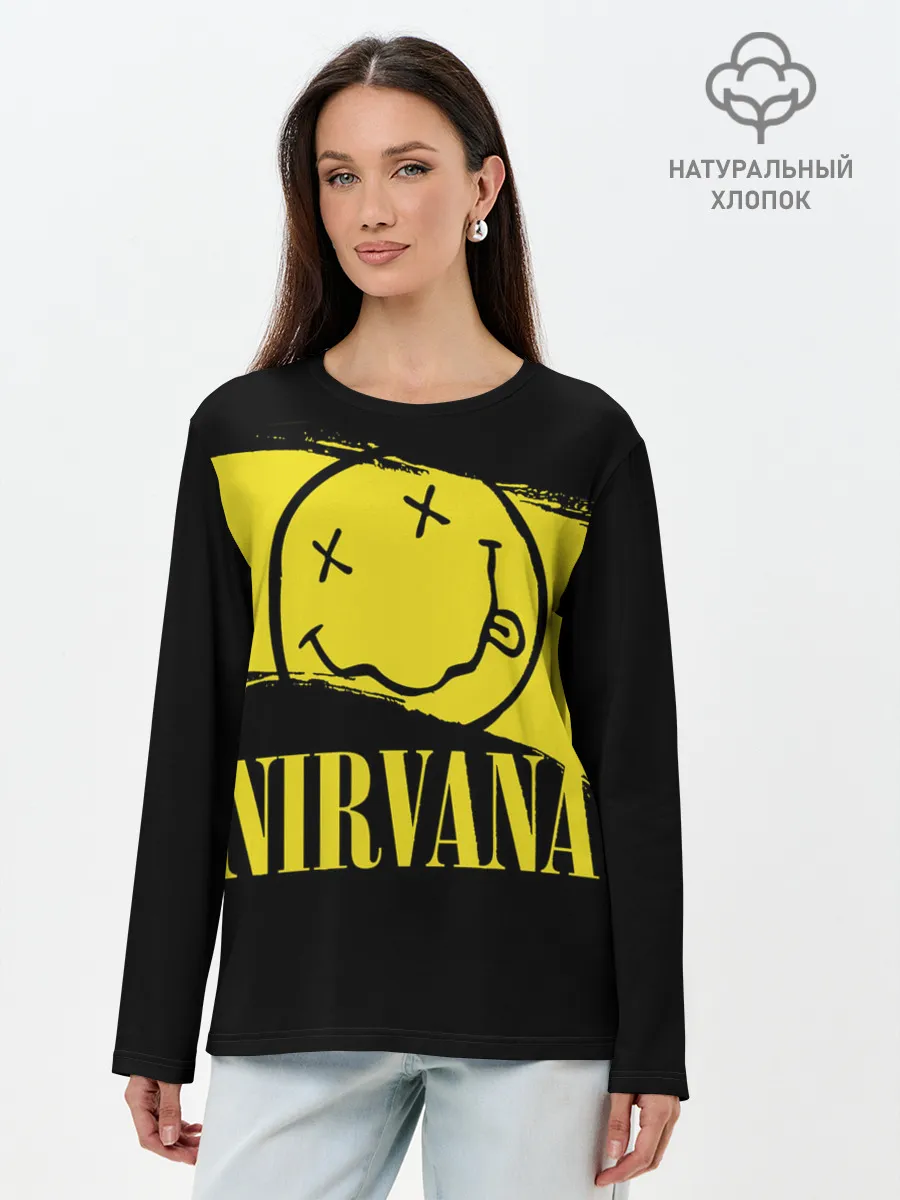 Лонгслив женский. Хлопок / Nirvana