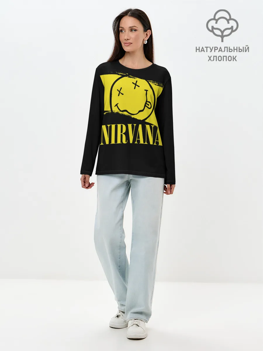 Лонгслив женский. Хлопок / Nirvana