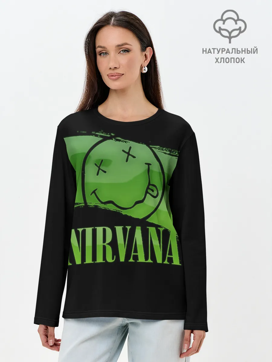 Лонгслив женский. Хлопок / Nirvana