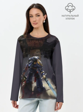 Лонгслив женский. Хлопок / WARHAMMER 40K