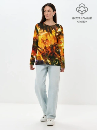 Лонгслив женский. Хлопок / WARHAMMER 40K