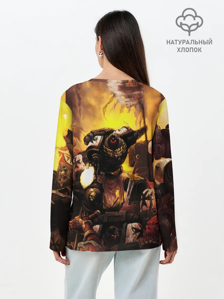 Лонгслив женский. Хлопок / WARHAMMER 40K