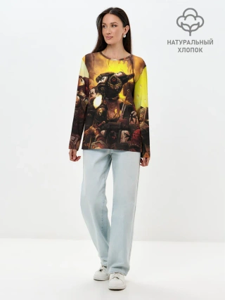 Лонгслив женский. Хлопок / WARHAMMER 40K