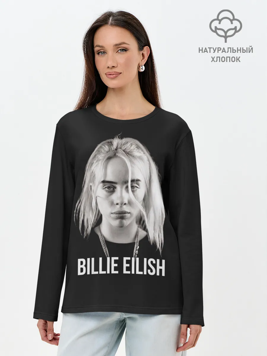 Лонгслив женский. Хлопок / BILLIE EILISH