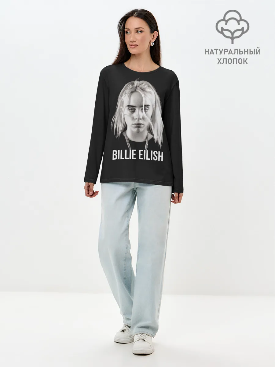Лонгслив женский. Хлопок / BILLIE EILISH