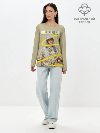 Лонгслив женский. Хлопок / BILLIE EILISH