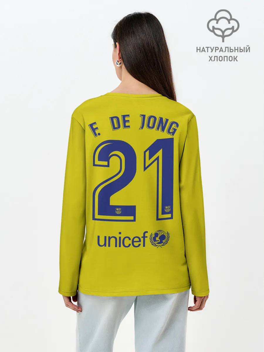 Лонгслив женский. Хлопок / De Jong away 19-20
