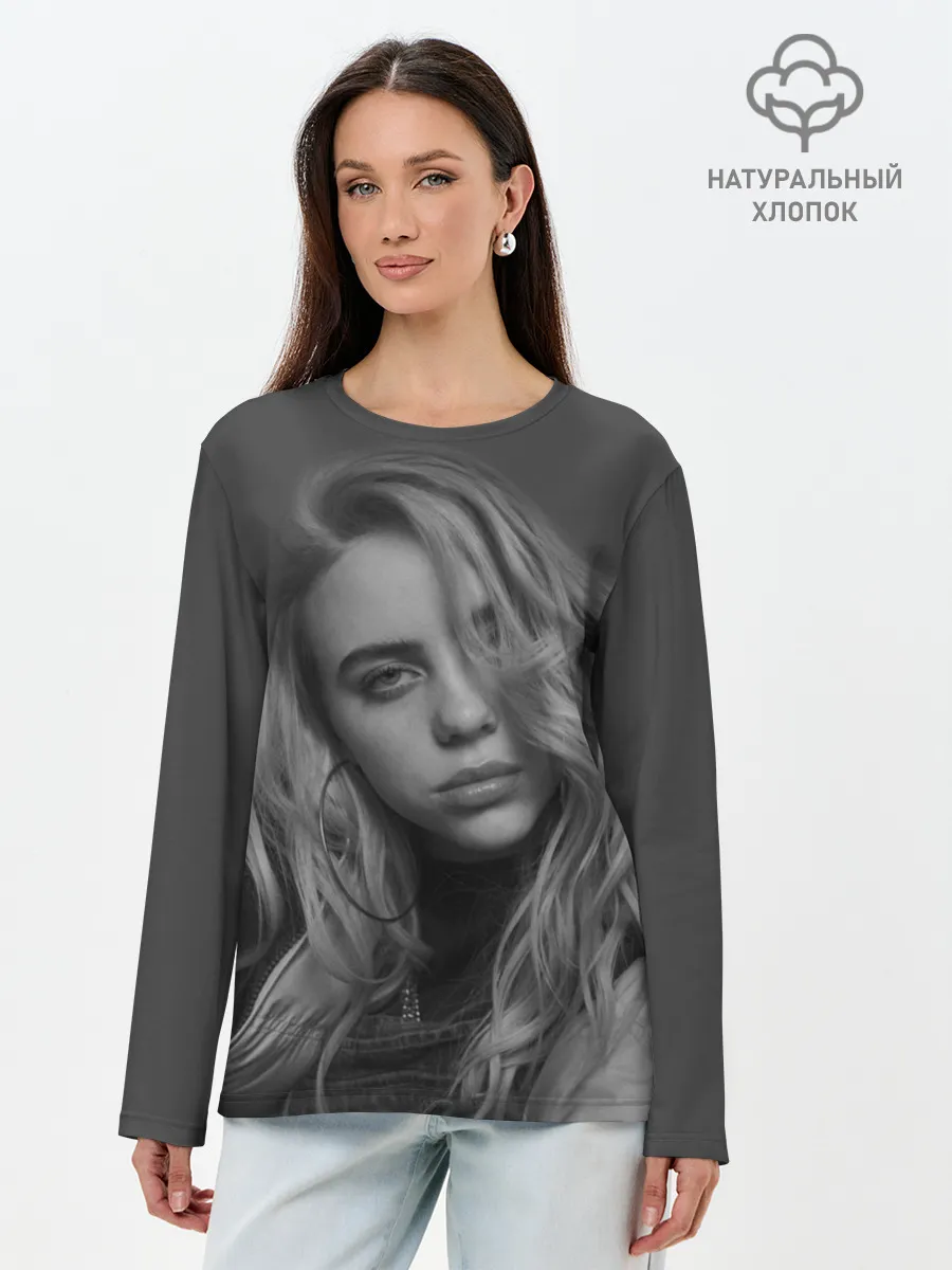 Лонгслив женский. Хлопок / BILLIE EILISH