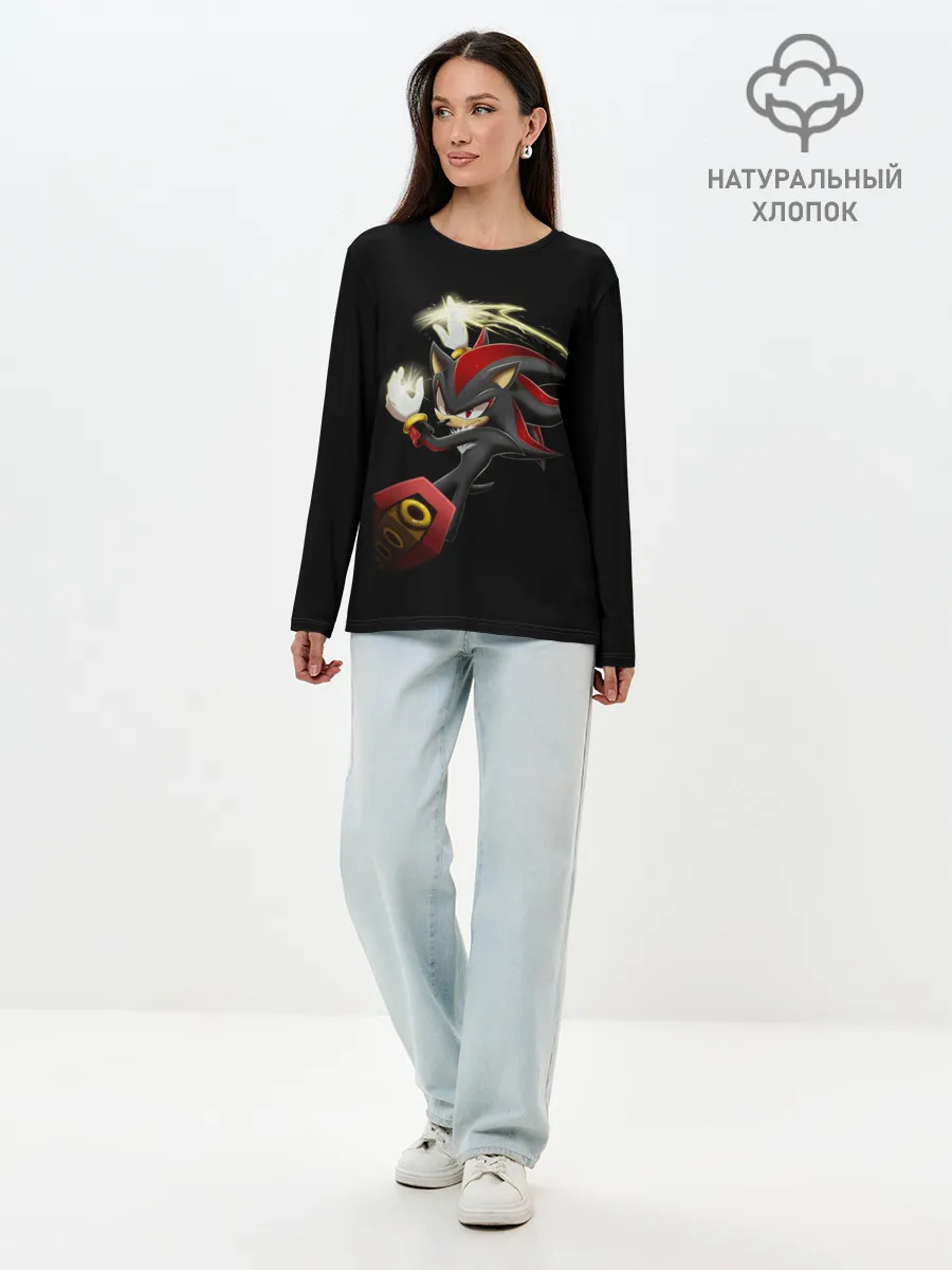 Лонгслив женский. Хлопок / Shadow