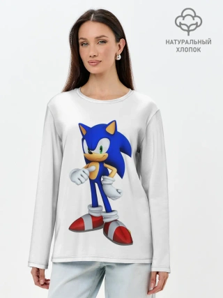 Лонгслив женский. Хлопок / Sonic